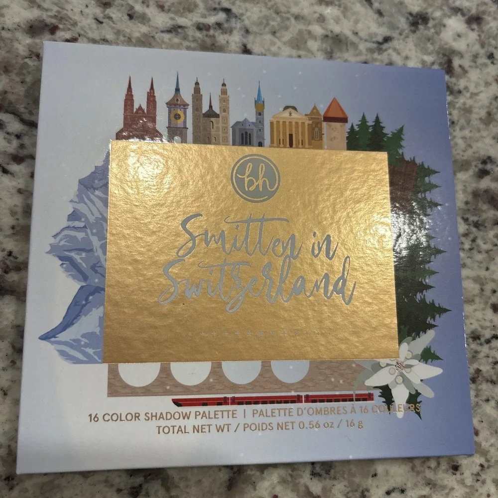BH Cosmetics Eyeshadow Palette OS Smitten in Switzerland 16 Color Retired NEW